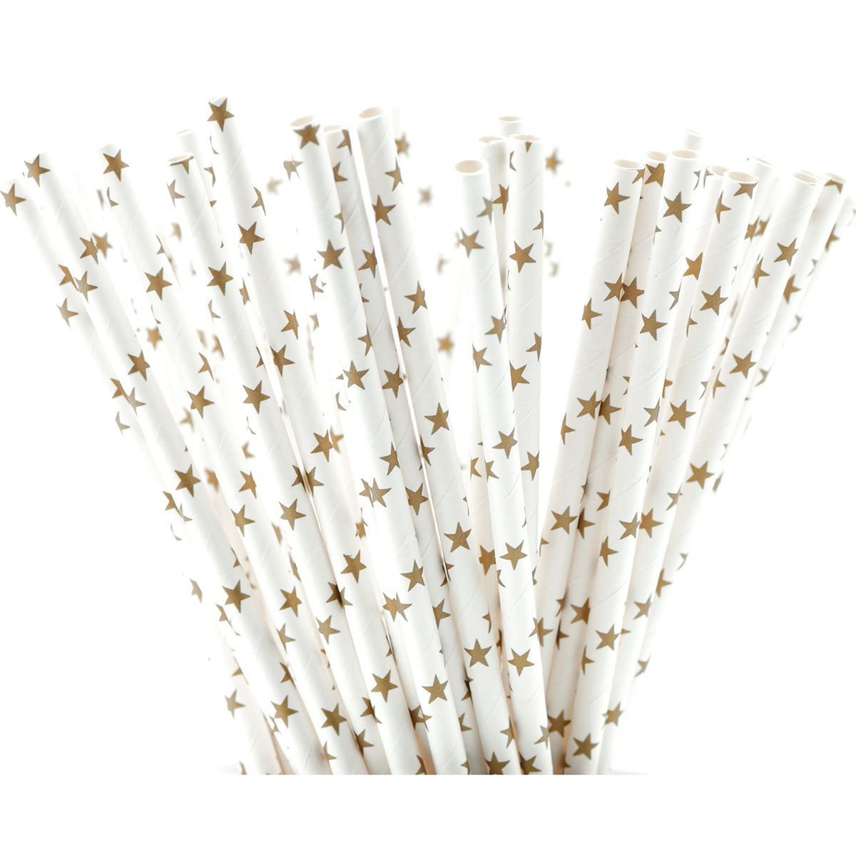 25 Pailles Papier pour Cake Pops Rayées - Image 15
