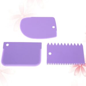 SET. 3 Peignes en Plastique de Décoration Gâteau