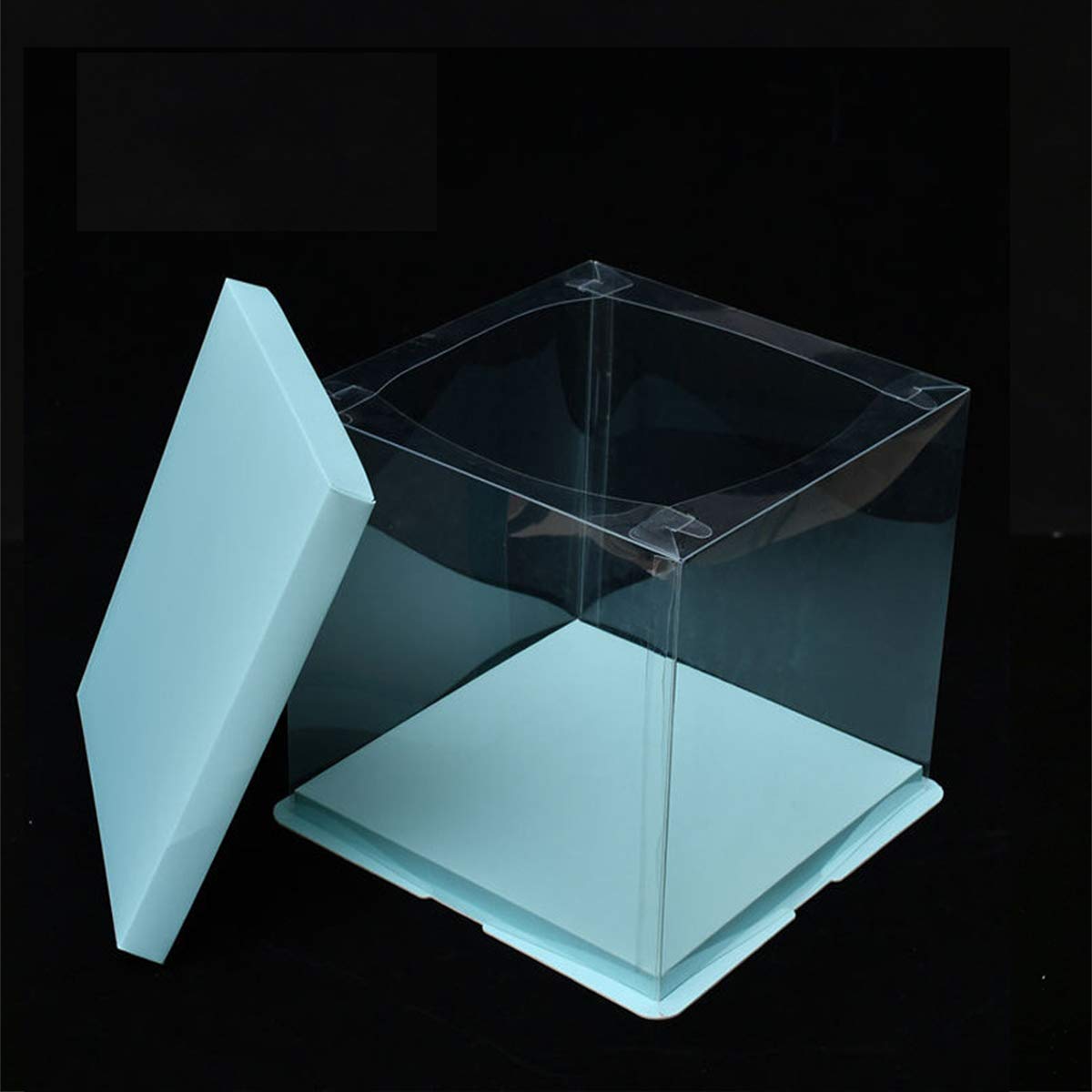 Boîte à gâteau transparente Carré - Image 5