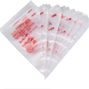 100 Pcs Poches à Douille Jetable en Plastique