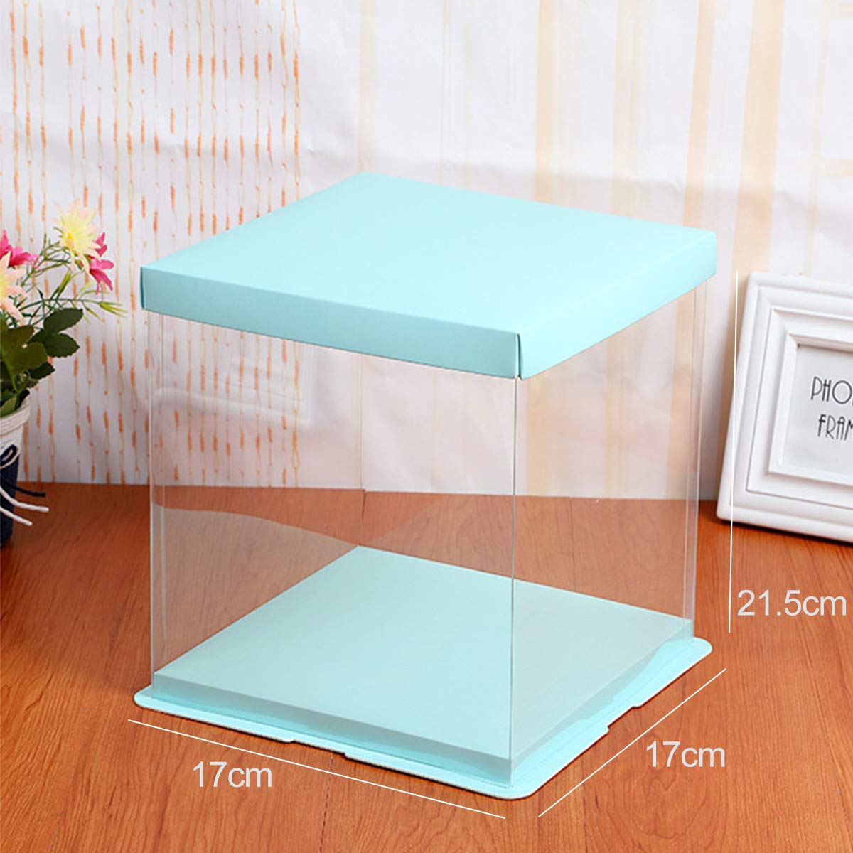 Boîte à gâteau transparente Carré - Image 2