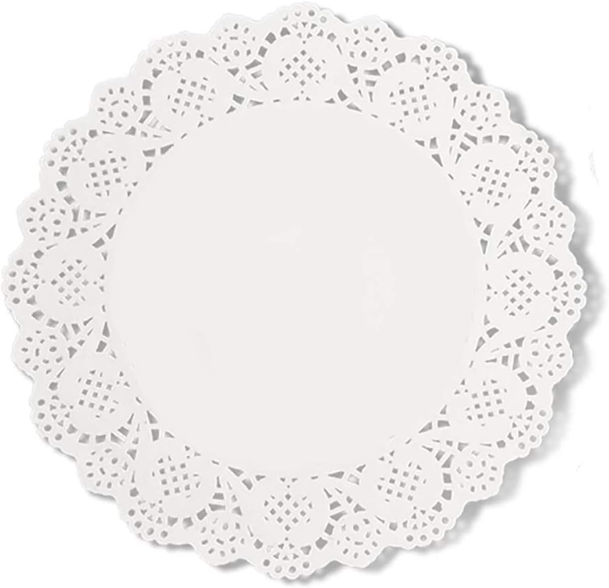 Dentelle Ronde en Papier Blanc 12pcs - Image 2