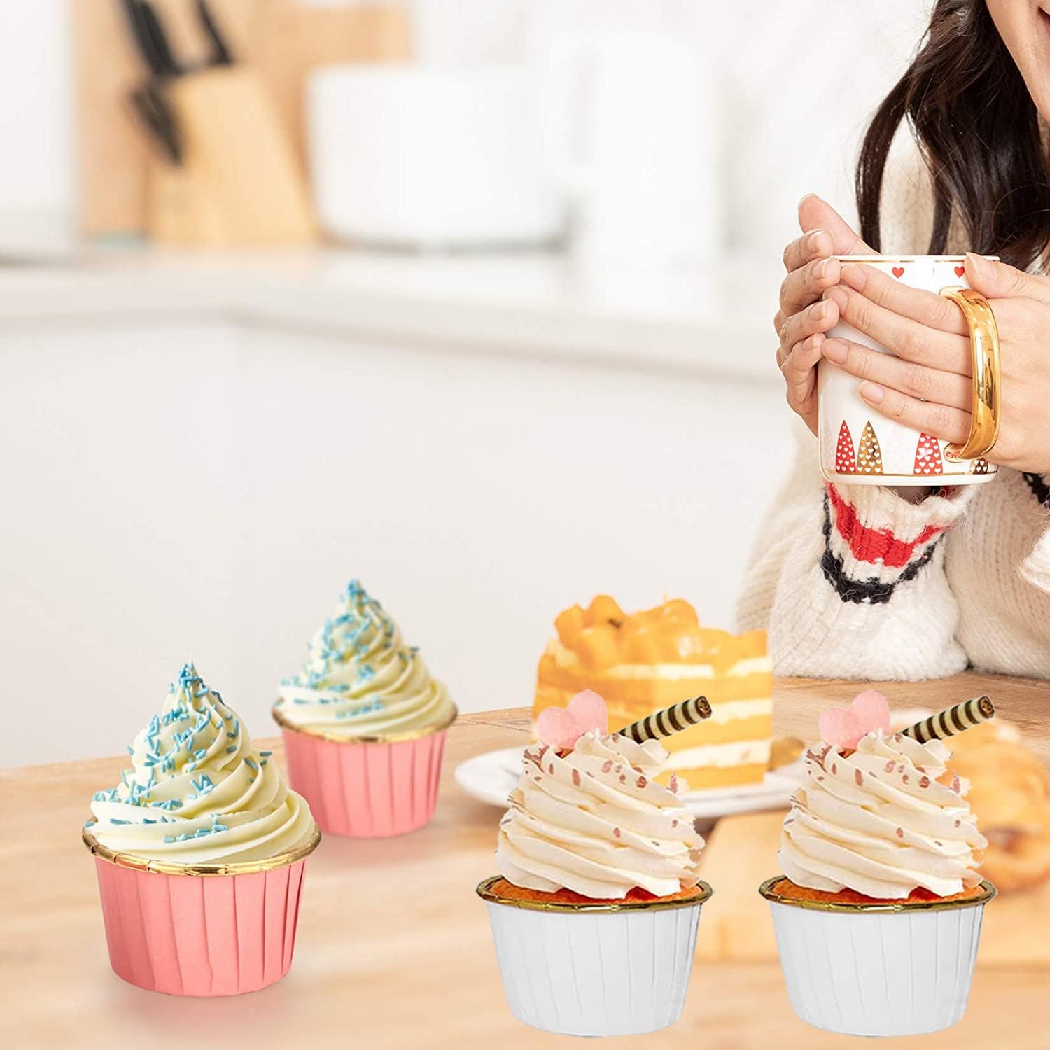 CAISSETTE CUP CAKE X50 PCS tous les couleurs - Image 16