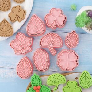 SET. 8 Emporte-pièces feuilles