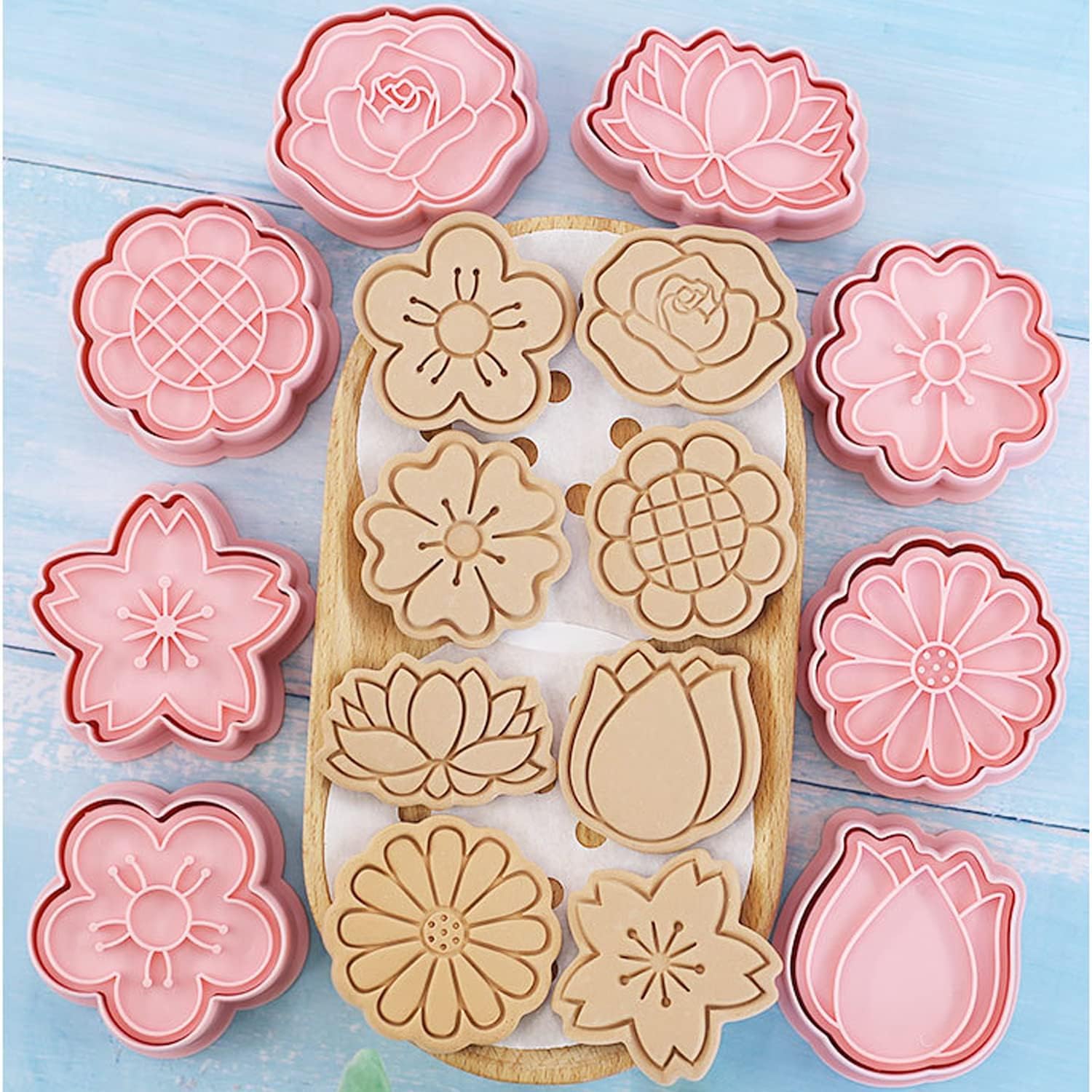 SET. 8 Emporte-pièces Fleurs