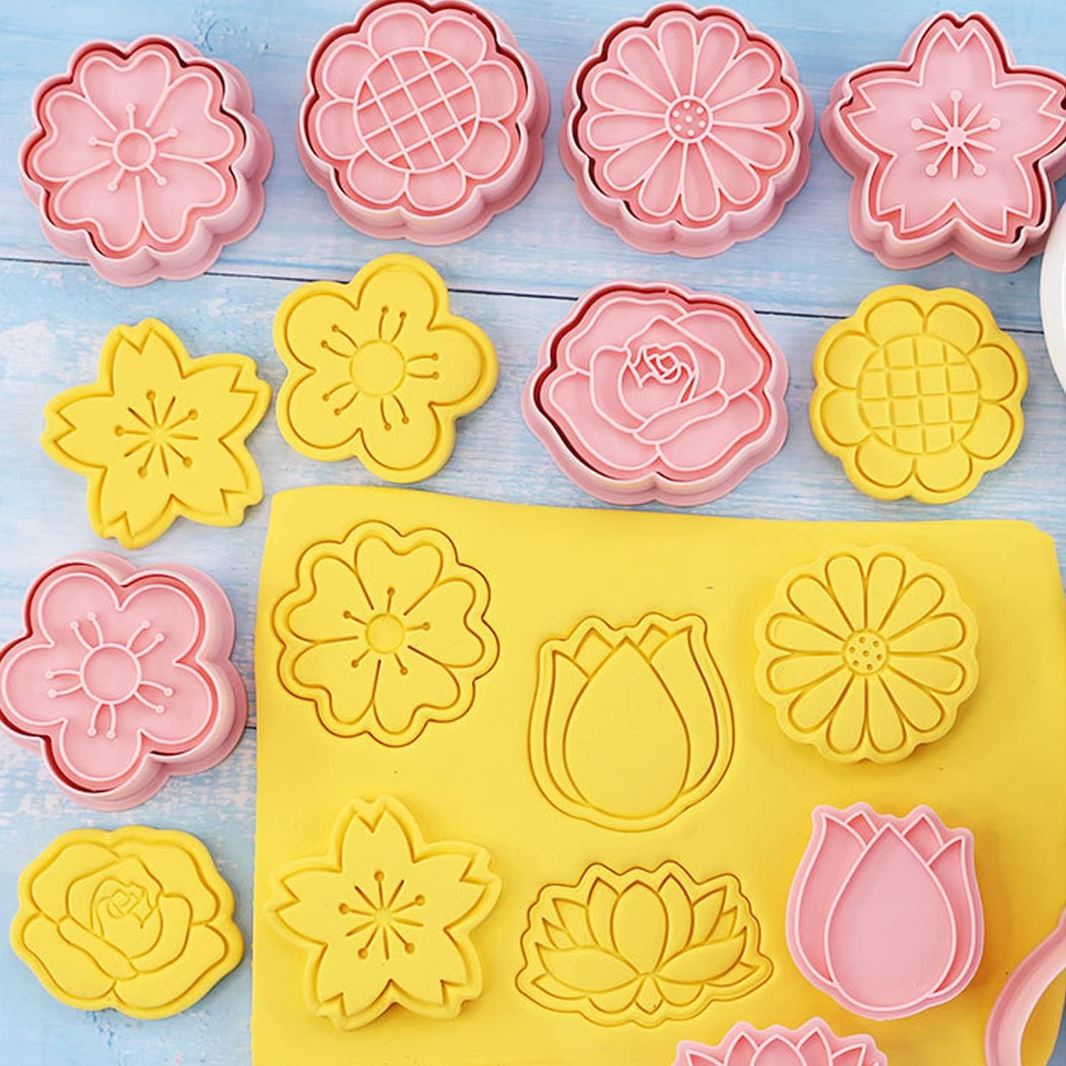 SET. 8 Emporte-pièces Fleurs - Image 8