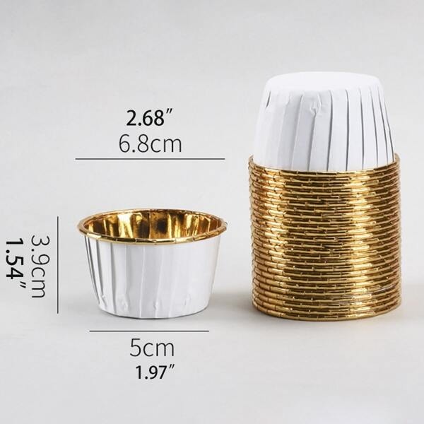 CAISSETTE CUP CAKE X50 PCS tous les couleurs - Image 2