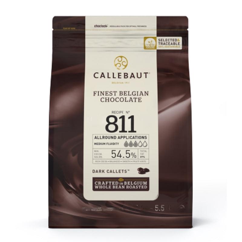 CALLEBAUT CHOCOLAT COUVERTURE NOIRE 811- 54.5%