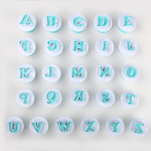 IMPRESSE LETTRE ALPHABET PATE A SUCRE