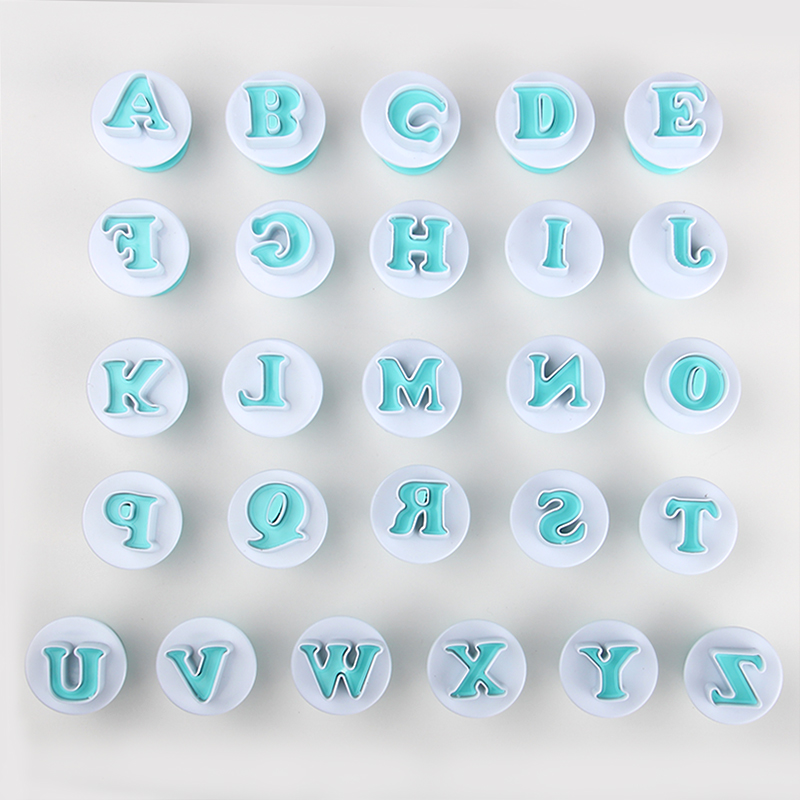 IMPRESSE LETTRE ALPHABET PATE A SUCRE