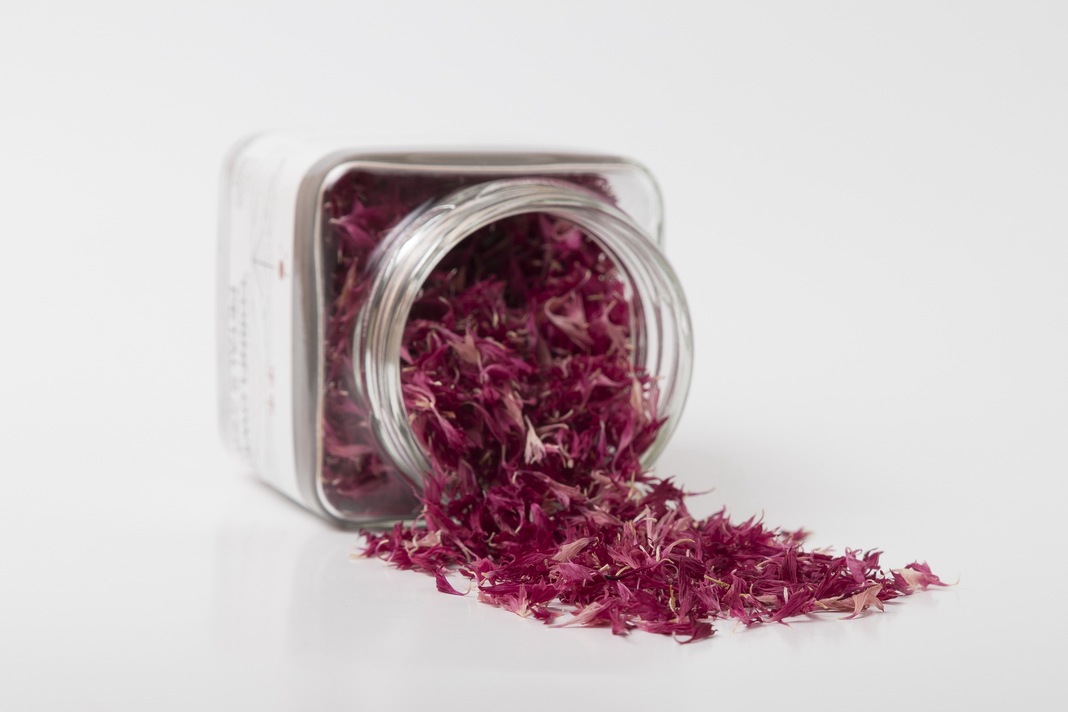 Mélange de bleuet séchés comestibles » cornflower red petals » - Image 3