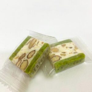 Nougat aux amandes Pistache
