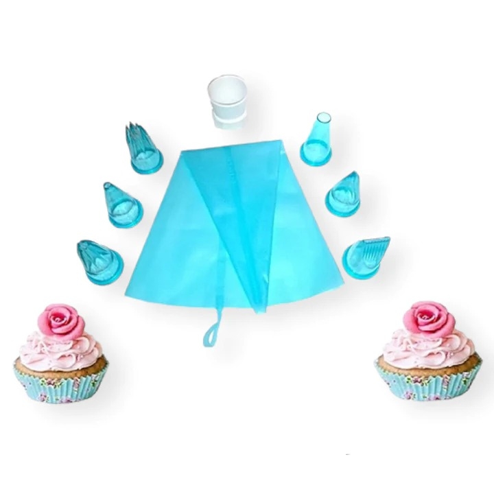 Poche à Decorer en Silicone + 6 Douilles - Image 4