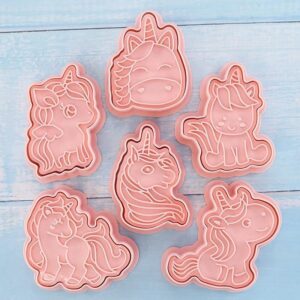 SET. 6 Emporte-Pieces Licorne