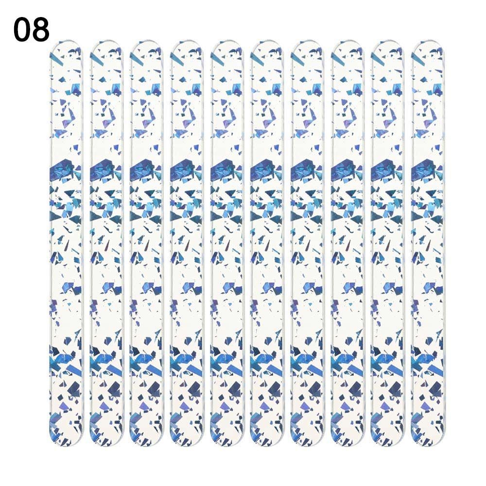 10 bâtonnets de glace en acrylique à paillettes réutilisables 11.5 CM - Image 14