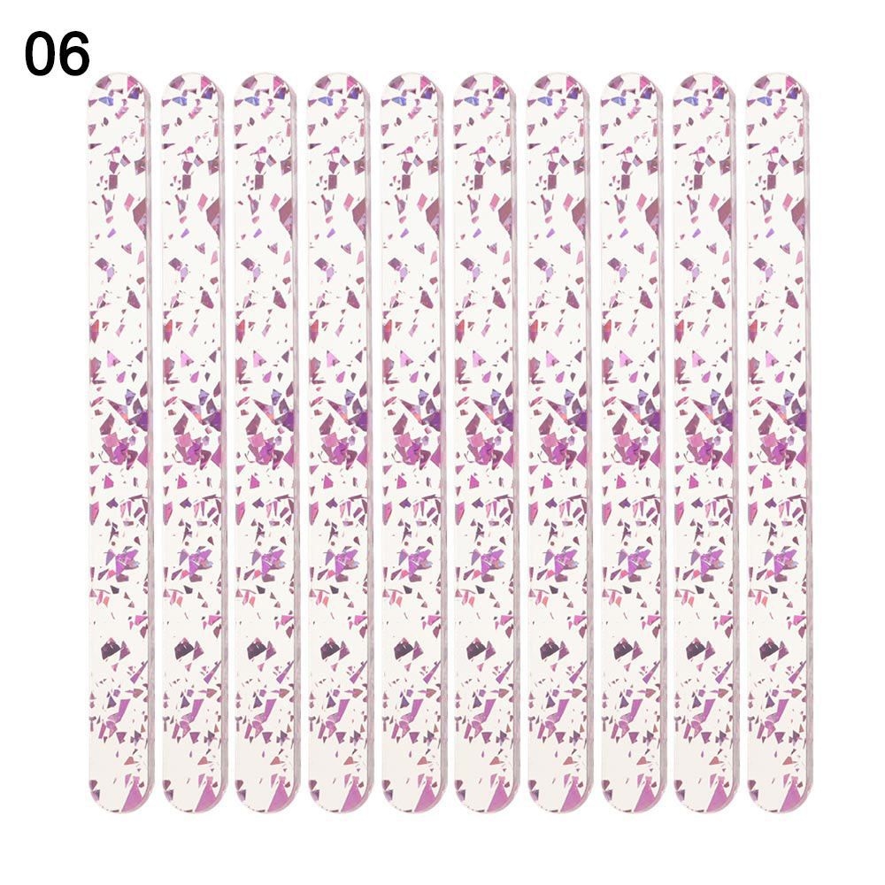 10 bâtonnets de glace en acrylique à paillettes réutilisables 11.5 CM - Image 11