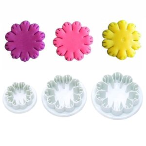 SET. 3 Emporte-pièce Fleur