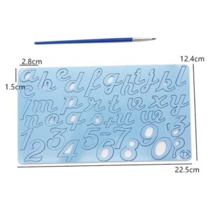 Embosseur pour Pâte à Sucre Alphabet avec Pinceau