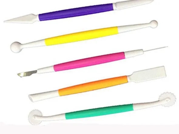 SET. 5 Outils de Modelage pour Pâte a Sucre - Image 2