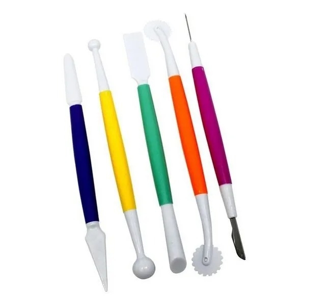 SET. 5 Outils de Modelage pour Pâte a Sucre