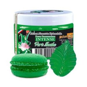 Colorant Alimentaire Hydrosoluble Intense en Poudre Vert Menthe 50gr - Déco Relief