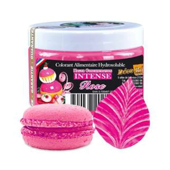 Colorant Alimentaire Hydrosoluble Intense en Poudre Rose 50gr - Déco Relief