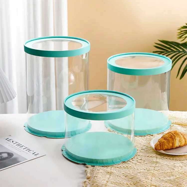 Boîte à gâteau transparente round - Image 3