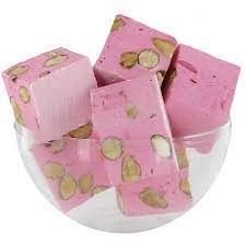 Nougat aux amandes Fraise