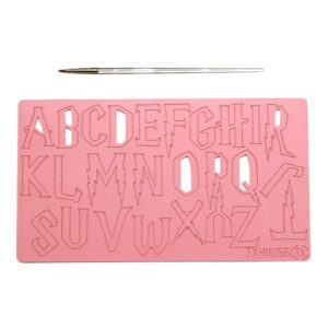 Embosseur pour Pâte à Sucre Alphabet Harry Potter avec Pinceau
