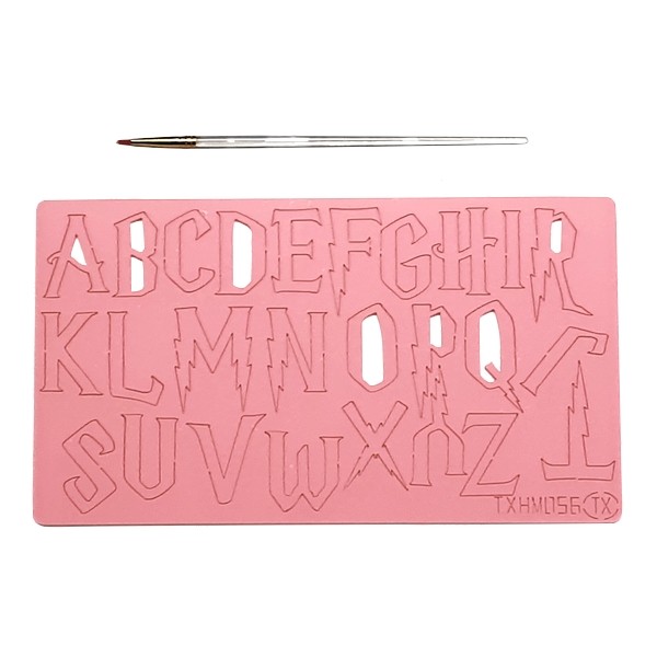 Embosseur pour Pâte à Sucre Alphabet Harry Potter avec Pinceau