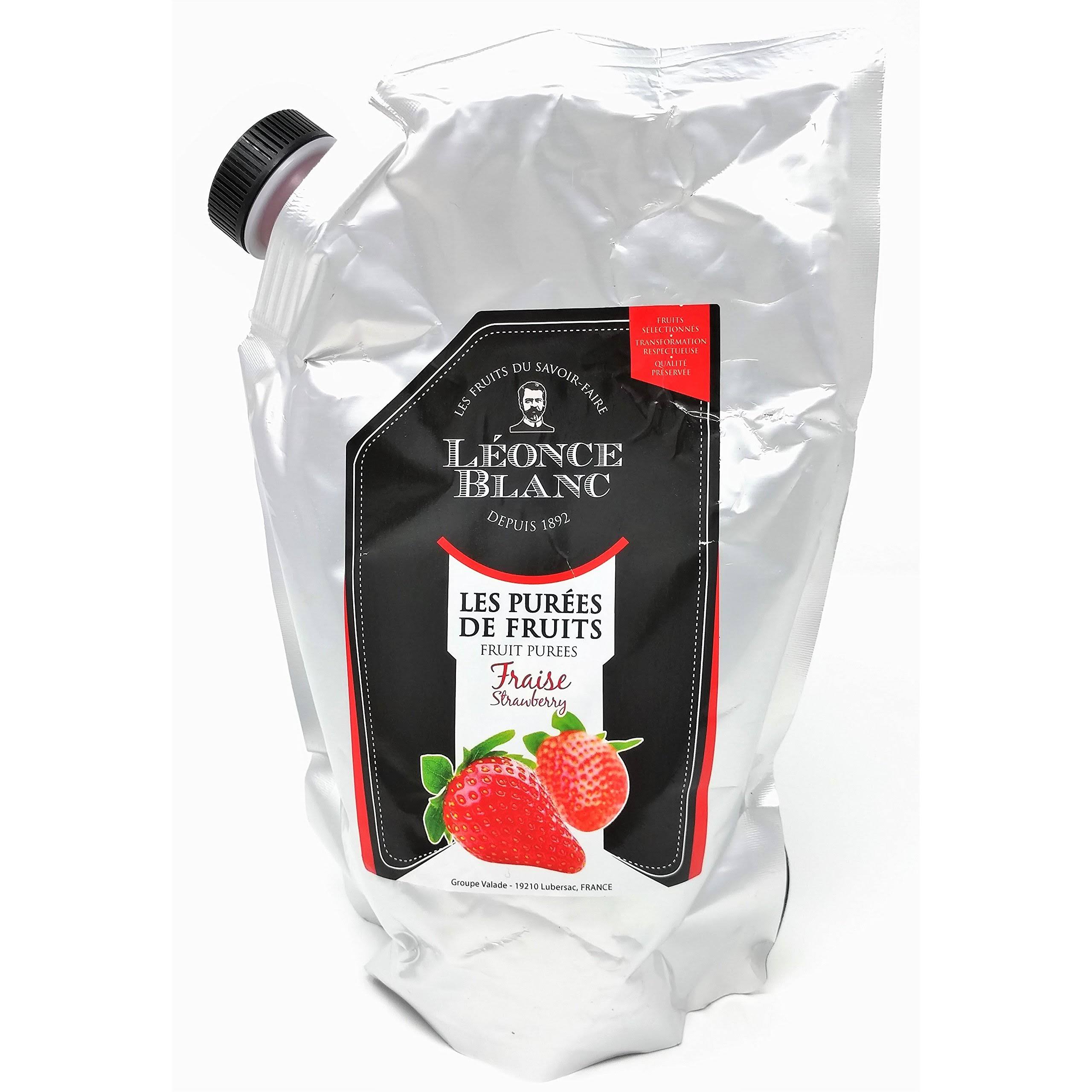 Purée de fraise LEONCE BLANC poche 1kg