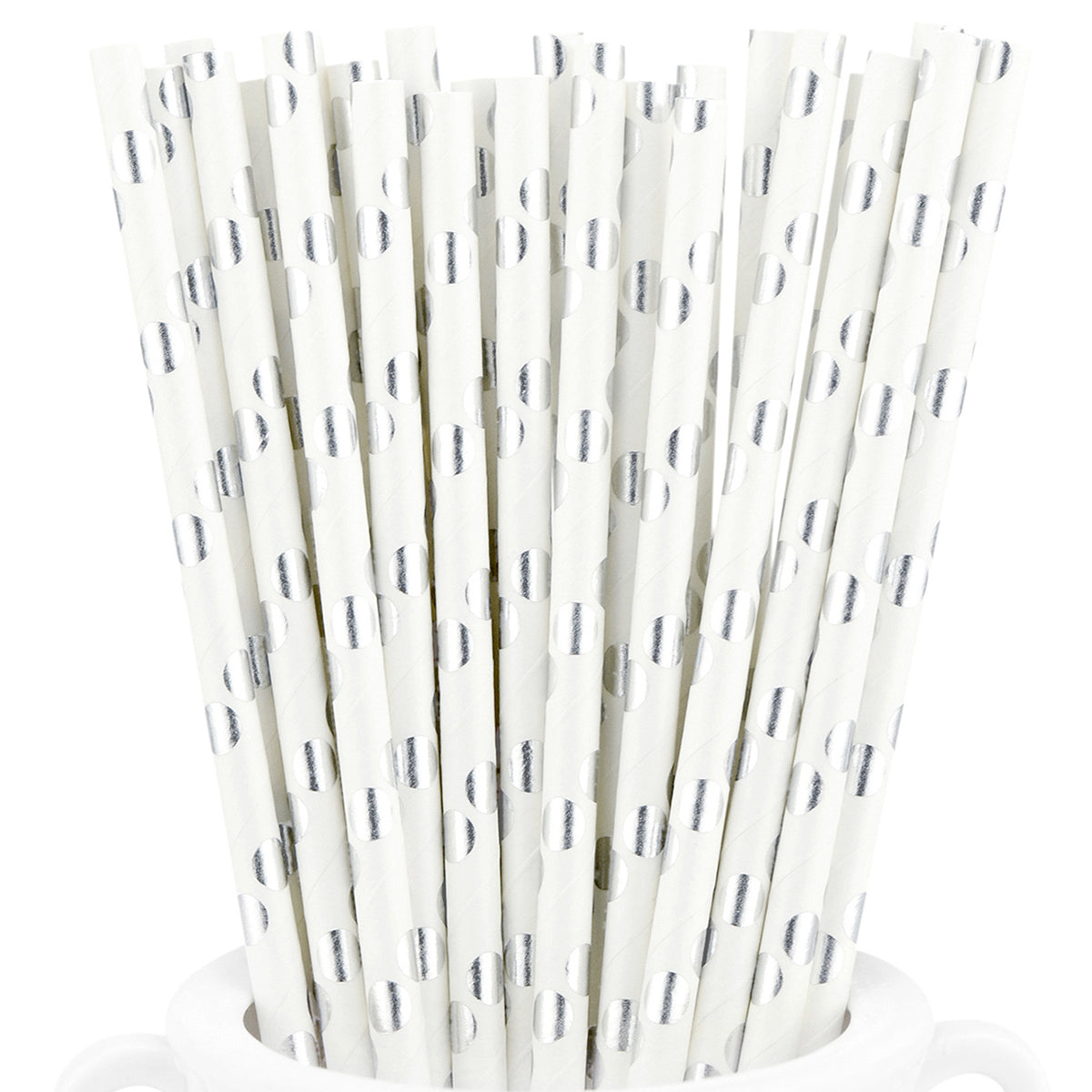 25 Pailles Papier pour Cake Pops Rayées - Image 5