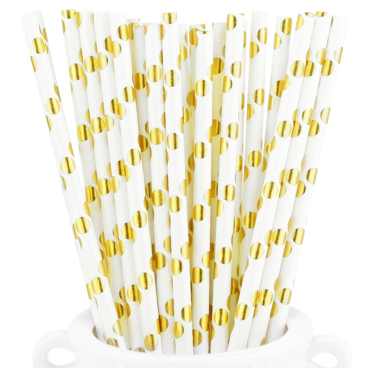 25 Pailles Papier pour Cake Pops Rayées - Image 4