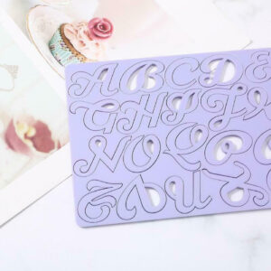 Embosseur pour Pâte à Sucre Alphabet avec Pinceau